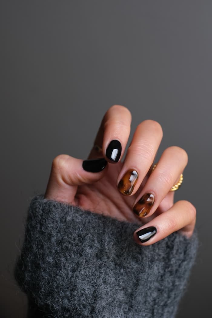 Manicured nails